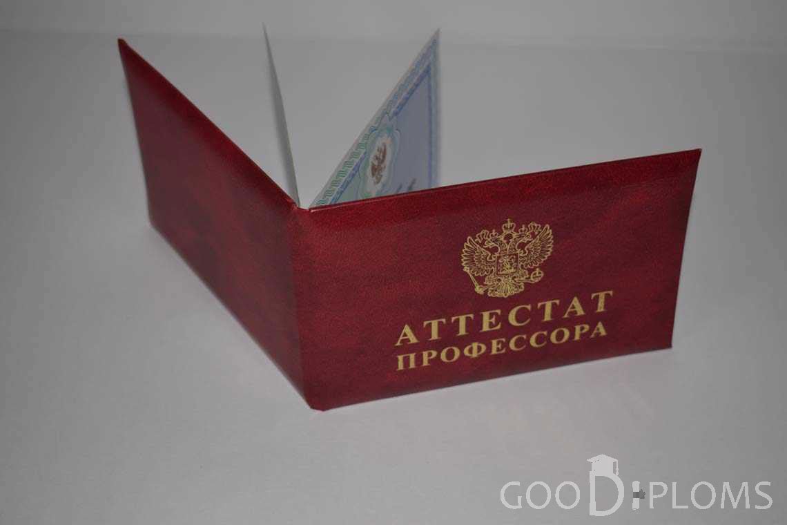 Аттестат Профессора - Обратная Сторона период выдачи 2015-2020 -  Запорожье