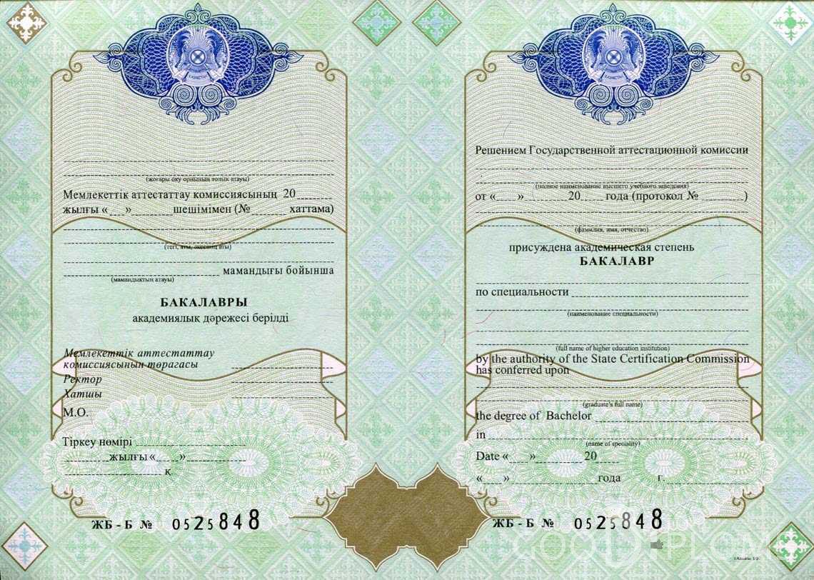 Казахстанский Диплом Бакалавра - Запорожье