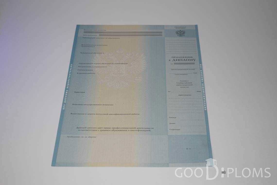 Приложение к Диплому Магистра период c 2011 по 2013 год - Запорожье