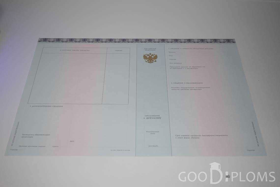Приложение к Диплому МГИМО период выдачи 2014-2020 -  Запорожье