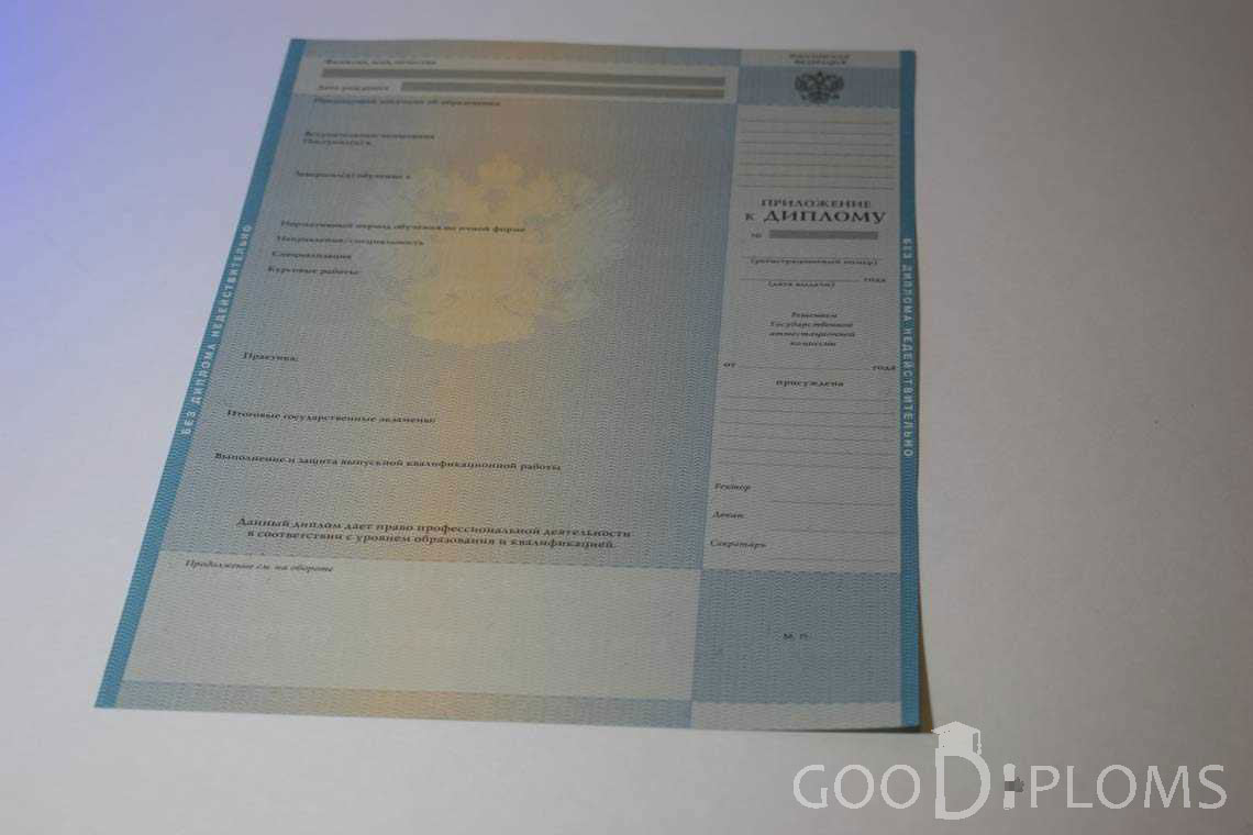 Приложение к Диплому о Высшем Образовании - Запорожье