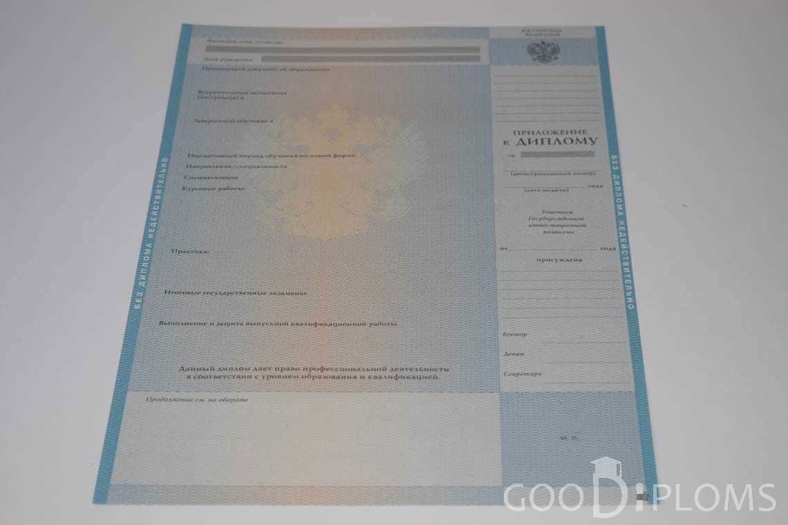 Приложение к Диплому о Высшем Образовании с Отличием - Запорожье