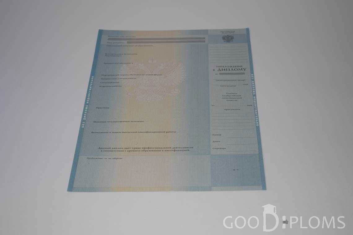 Приложение к Диплому о Высшем Образовании с Отличием - Запорожье