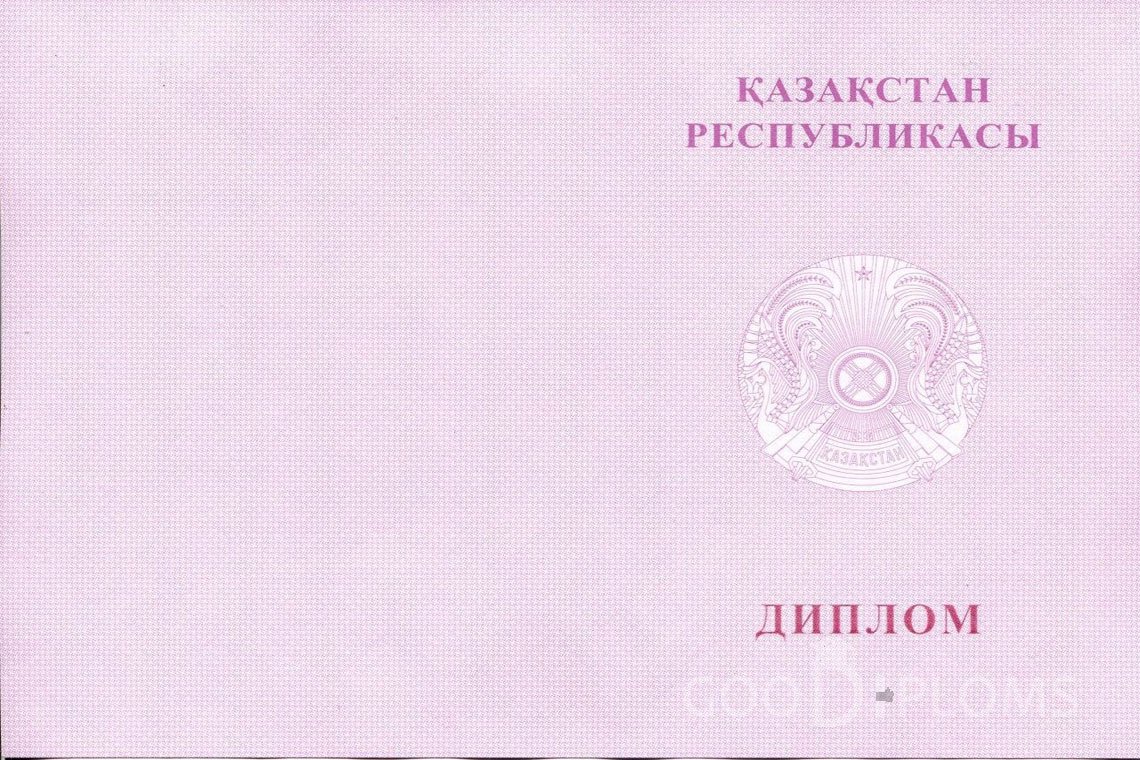 Казахский диплом магистра с отличием - Обратная сторона- Запорожье